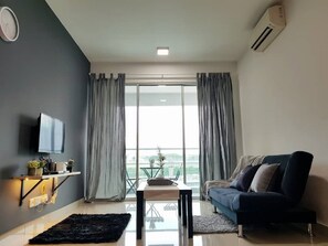 Apartment, 3 Bedrooms B | Living area | Flat-screen TV - Kiara Residence 2 by Dash (Kuala Lumpur)