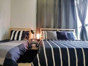 Apartment, 3 Bedrooms B | 3 habitaciones, decoración personalizada y muebles diferentes 