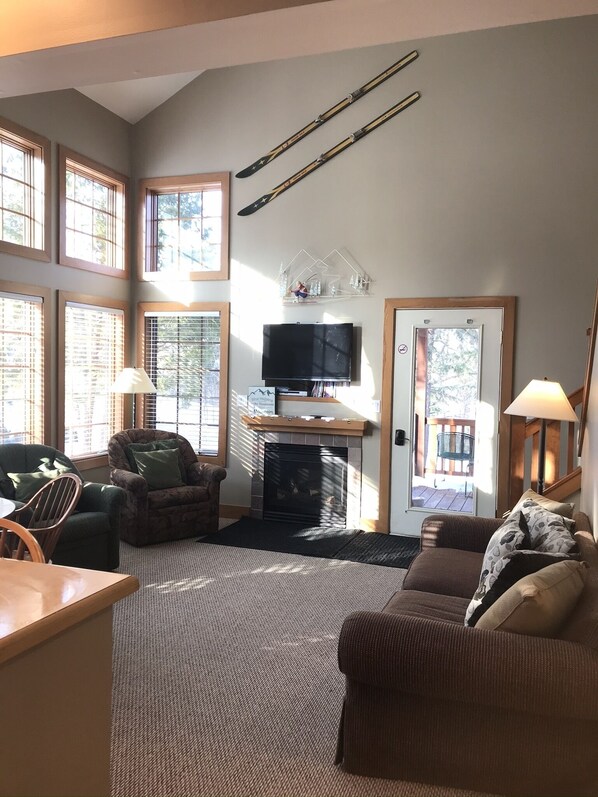 TV, fireplace, DVD player, books - Disciples Village Slopeside on Boyneland (Boyne Falls)