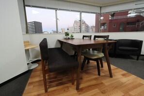 704 | Living area | Flat-screen TV, fireplace - Residence Osaka Nipponbashi (Osaka)
