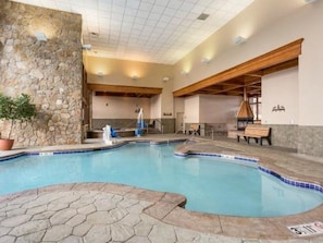Indoor pool, outdoor pool