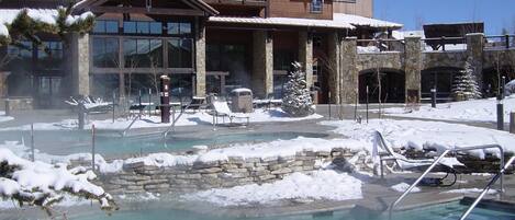 Indoor pool, outdoor pool