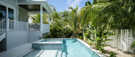 Una piscina climatizada