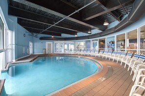 Indoor pool, outdoor pool