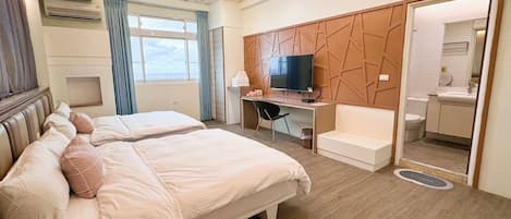 Honeymoon Double or Twin Room, Ocean View | Blackout drapes, soundproofing, free WiFi, bed sheets
