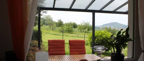 Vue depuis l’hébergement