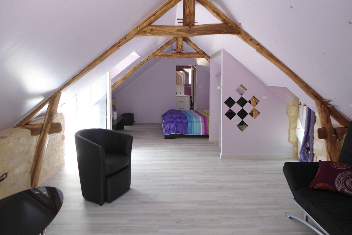 Suite (Etoile) | Escritorio, cortinas opacas, cunas (de pago) y wifi gratis