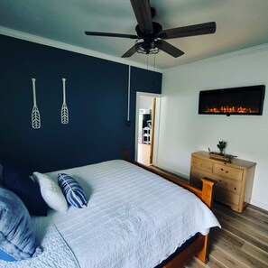 1 habitación, tabla de planchar con plancha, cuna de viaje y wifi 