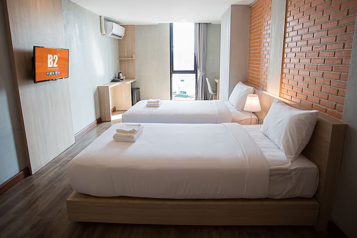 Luxury-Zimmer | Verdunkelungsvorhänge, kostenloses WLAN, Bettwäsche