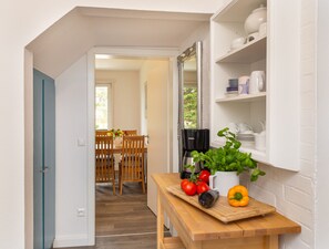 Interior - Apartment in thatched roof house in Nebel on the island Amrum - WLAN, TV, terrac (Nebel)