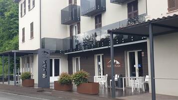Fassade der Unterkunft