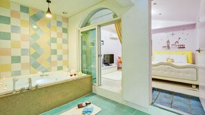 1 bedroom, free WiFi, bed sheets - Gapyeong Aquamarin Pension (Gapyeong)