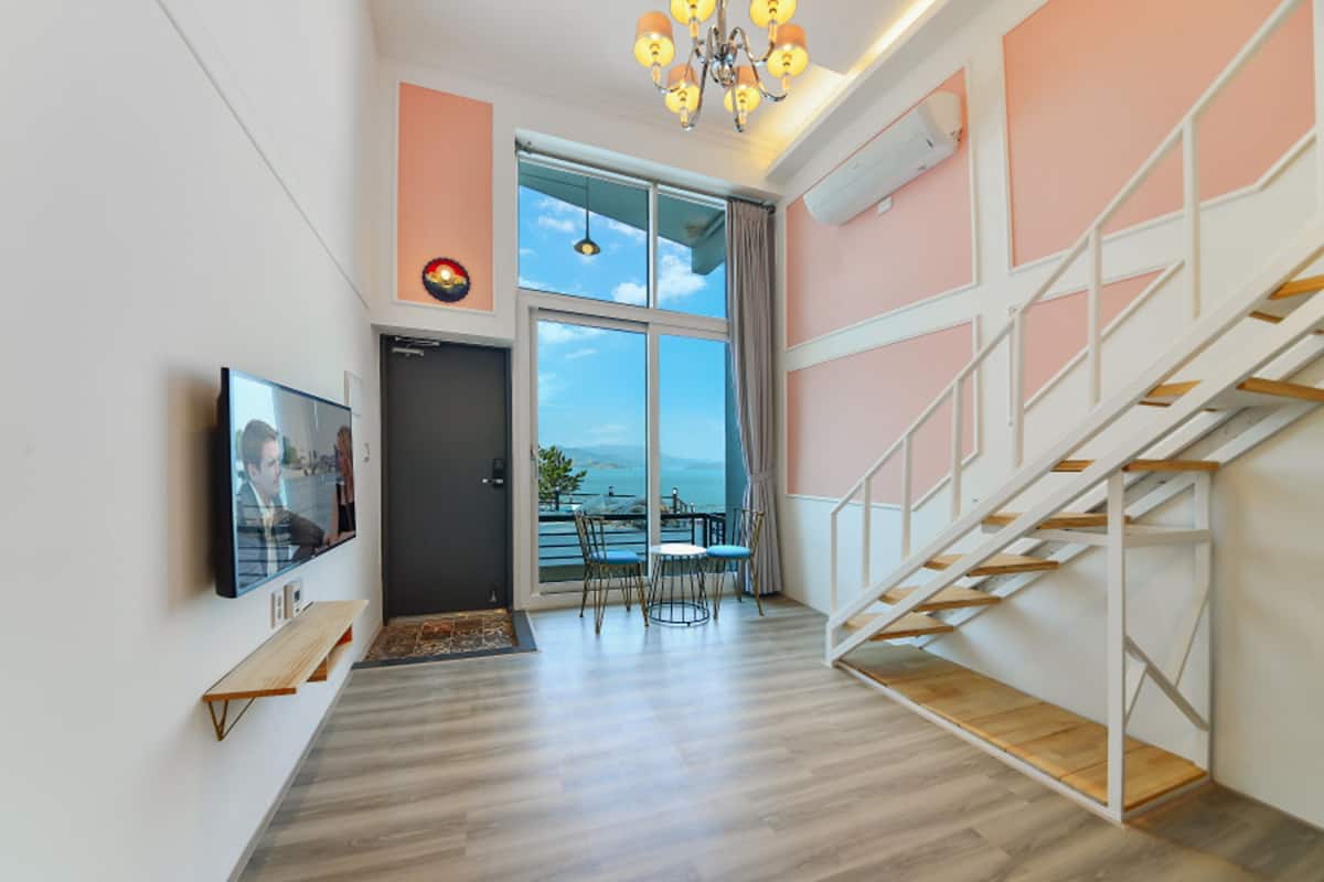 Værelse (D102 (Ocean View)) | 1 soveværelse, gratis Wi-Fi, sengetøj