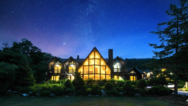 Front of property - evening/night