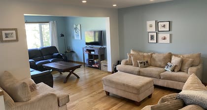 house is perfectly situated for your business trip or weekend getaway or longer.