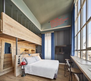 Panoramic Quadruple Room (Modernist King Panoramic) - The Modernist Hotel (Trieste)