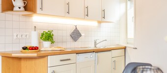 Apartamento decorado con buen gusto en Wittduen en Amrum para 2 viajeros - bal