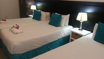 Premium bedding, free WiFi, bed sheets