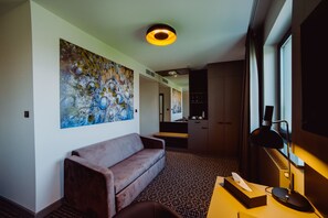 Habitación estándar doble (Sofa) | 1 dormitorio, caja fuerte, escritorio y sistema de insonorización