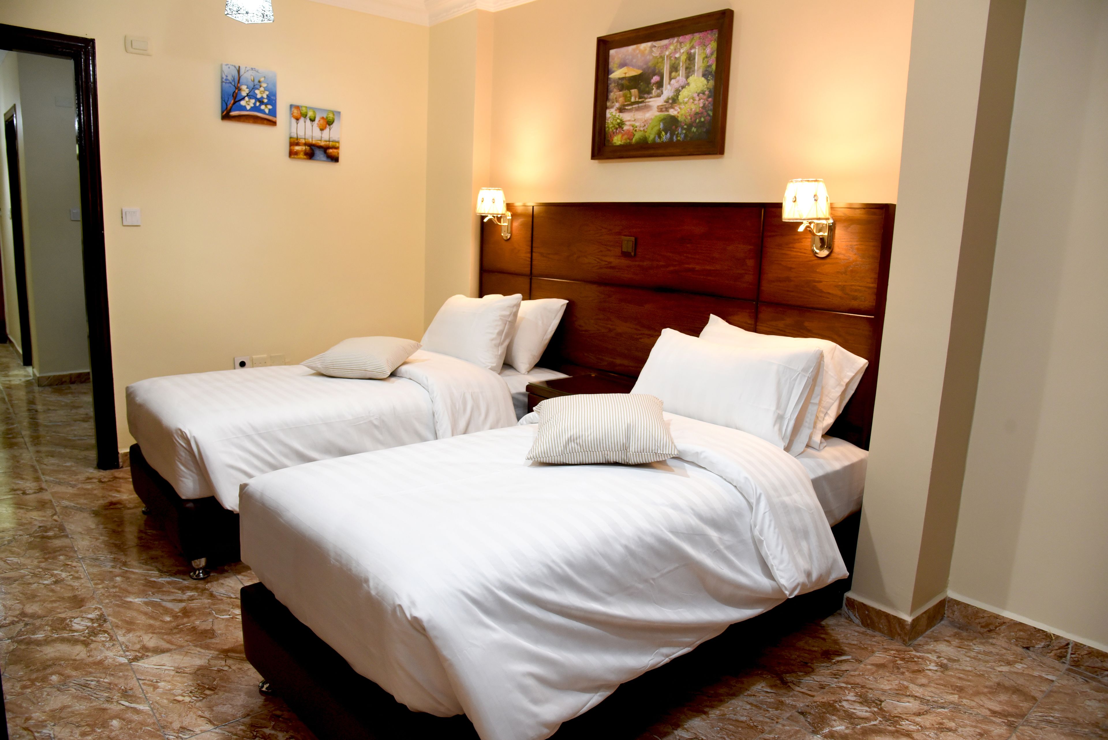 city twin room, city view | individually decorated, individually furnished, desk, blackout curtains