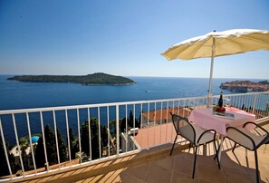 Lejlighed (Apartments Sipa - Superior One Bedroo) | Balkon