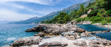 Privat strand