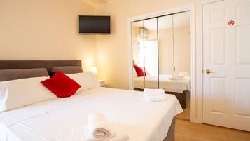 Iron/ironing board, free cots/infant beds, free WiFi, bed sheets