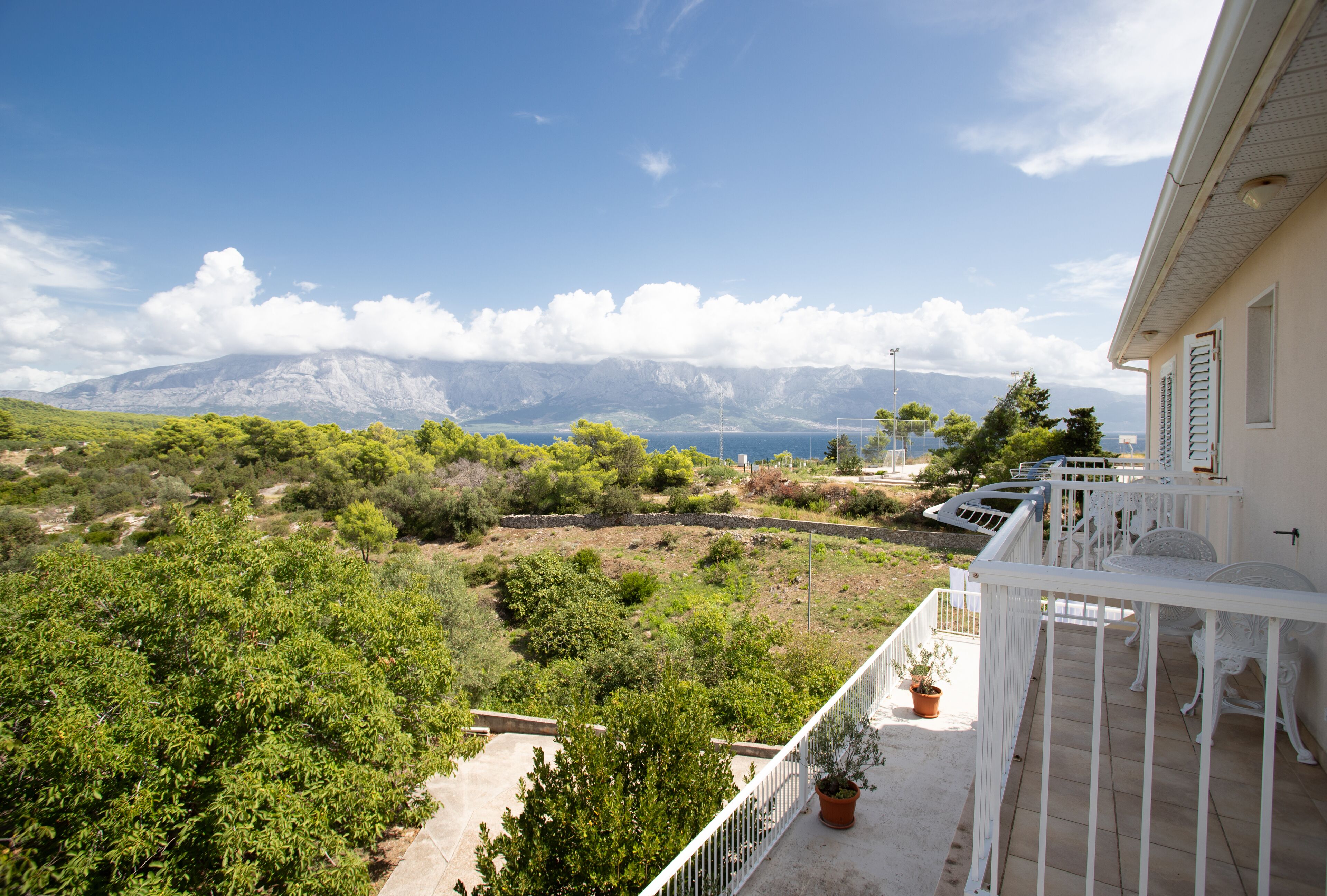 Vue depuis le balcon