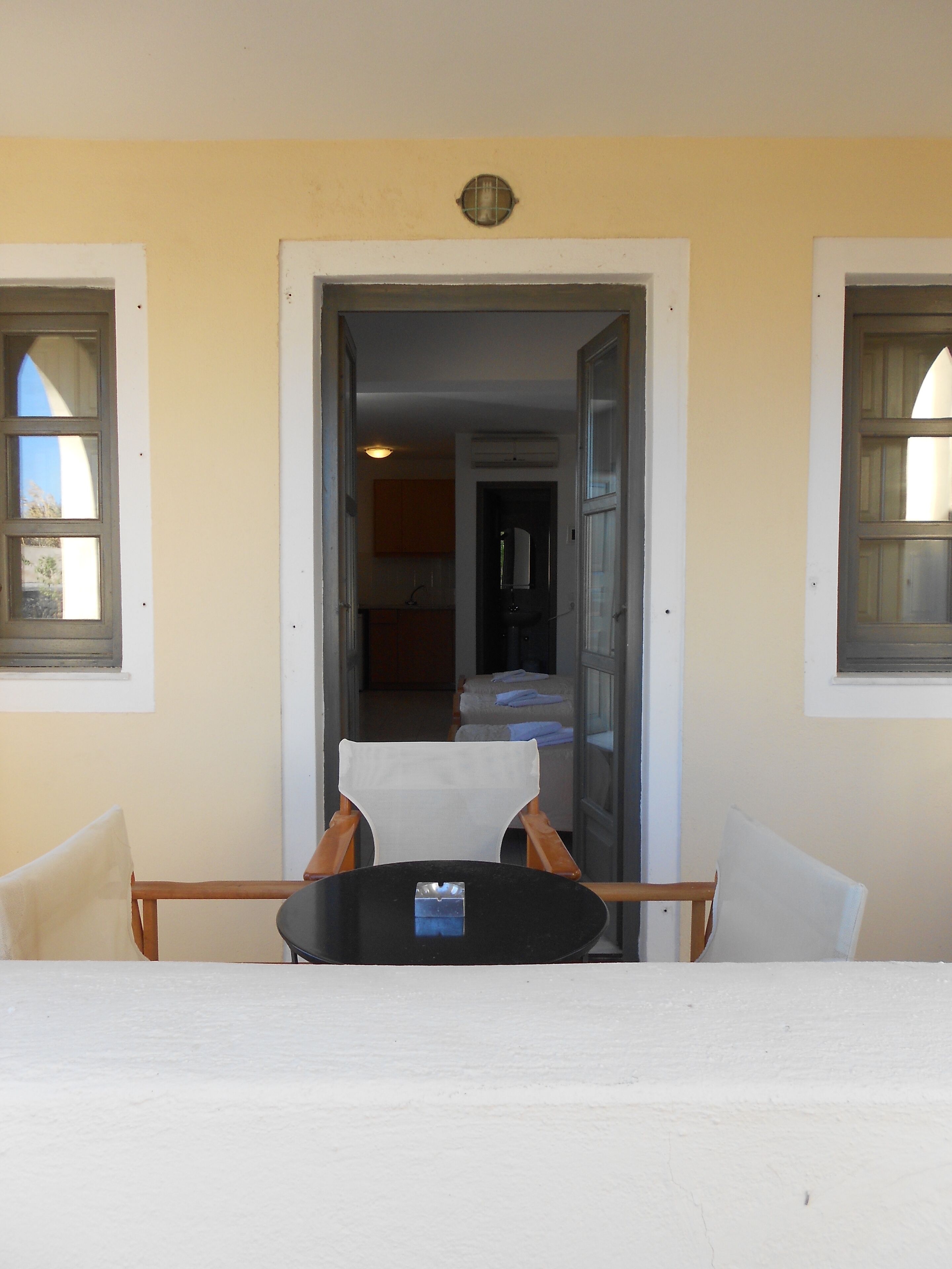 triple room with sea/garden view | terrace/patio