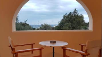 Monolocale Superior, vista mare | Terrazza/patio