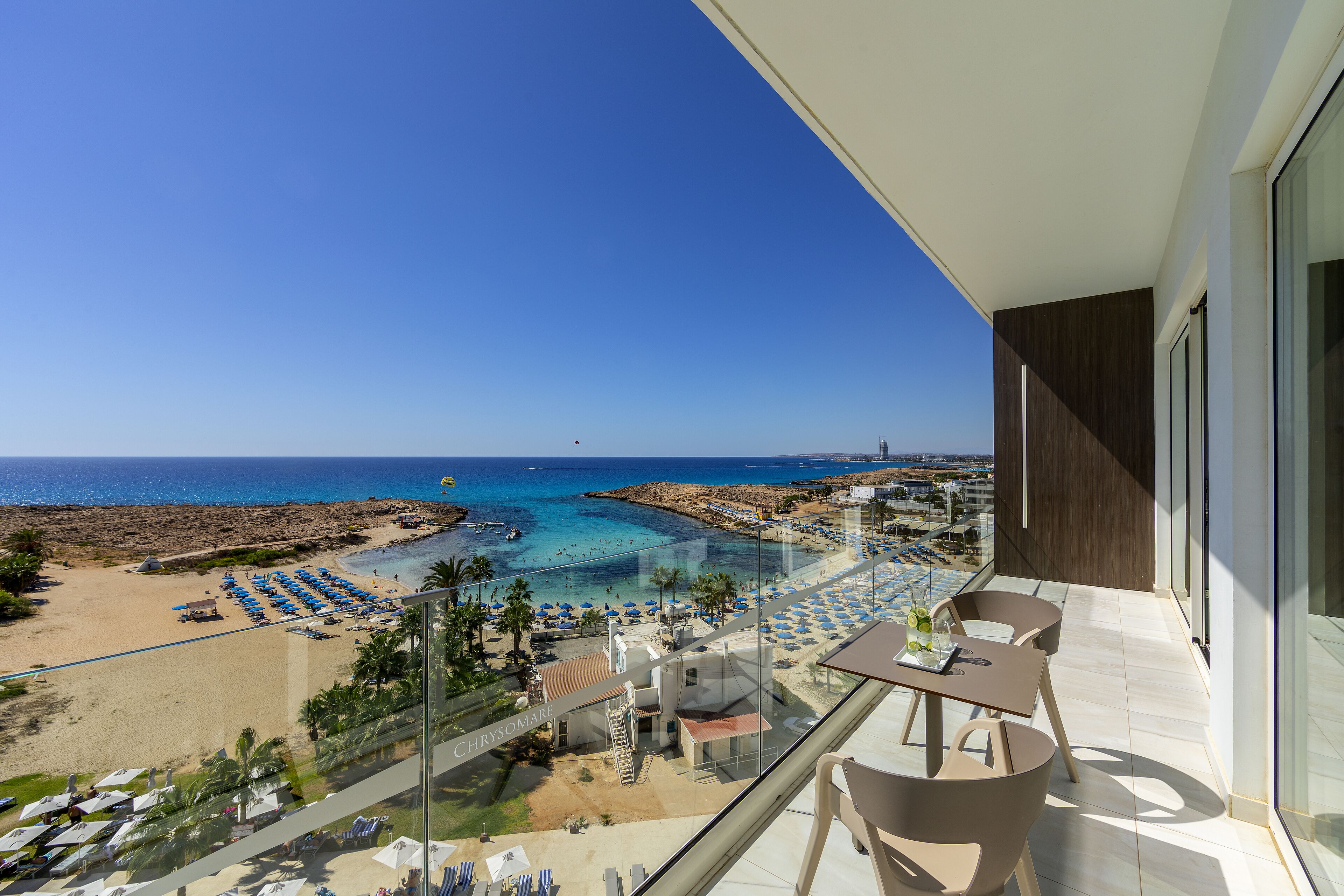 Deluxe Suite, 1 Bedroom, Balcony, Beach View (Front Sea View) | Premium bedding, Tempur-Pedic beds, minibar, in-room safe