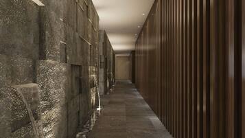 Salas para tratamentos a dois, tratamentos corporais, bandagem corporal