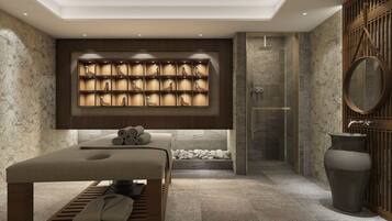 Couples treatment room(s), body treatments, body wraps, body scrubs