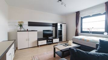 Business-Apartment, Gartenblick | Zimmerausstattung