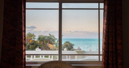 Baldwin Camp Beach house, located in North Caicos, Turks & Caicos Islands.