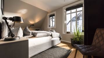 Casa Deluxe, vista al jardín (10) | Ropa de cama de alta calidad y edredón