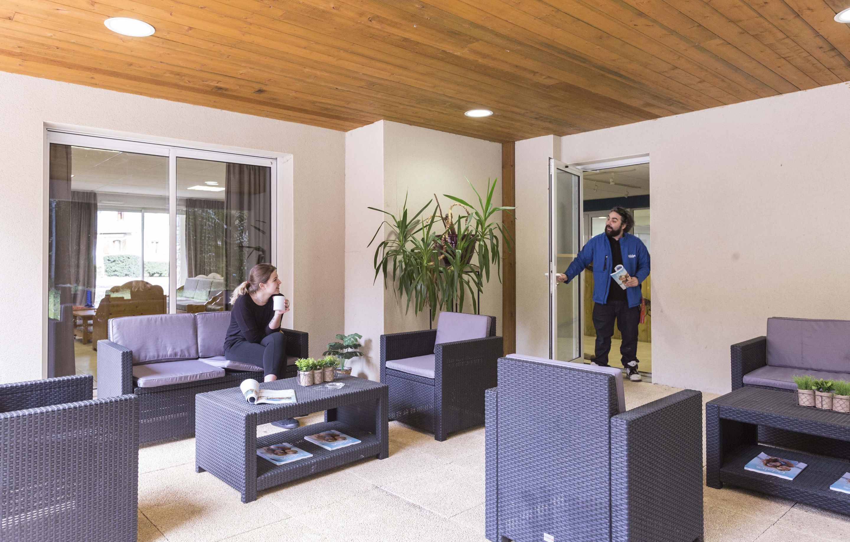 Khu tiếp khách ở sảnh