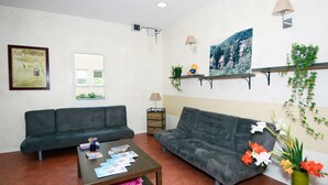 Sitteområde i lobbyen