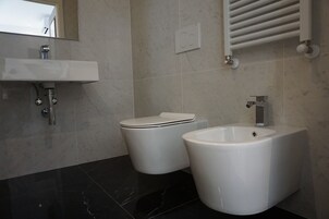 淋浴设施、免费洗浴用品、吹风机、坐浴桶