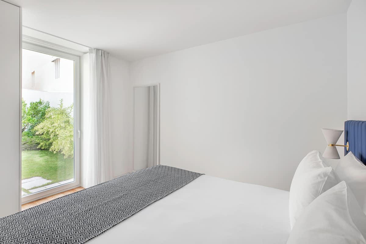 1 slaapkamer, luxe beddengoed, een kluis op de kamer