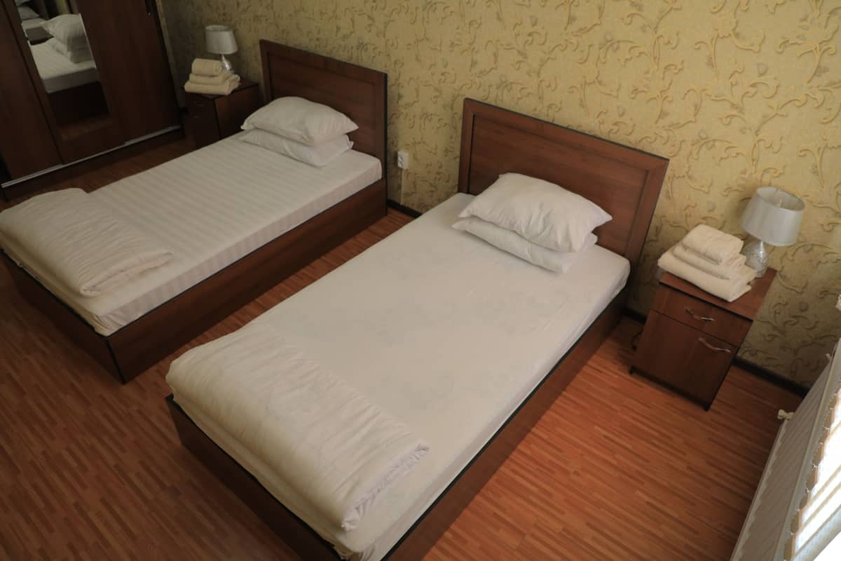 Premium bedding, individually furnished, desk, soundproofing