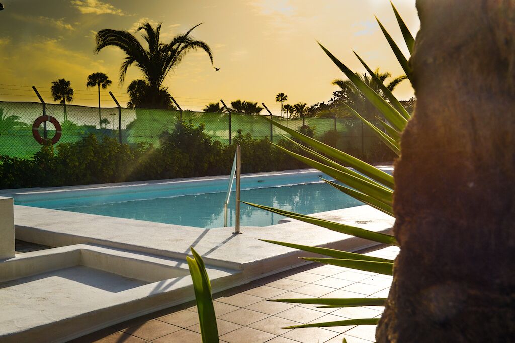 Alberca al aire libre 