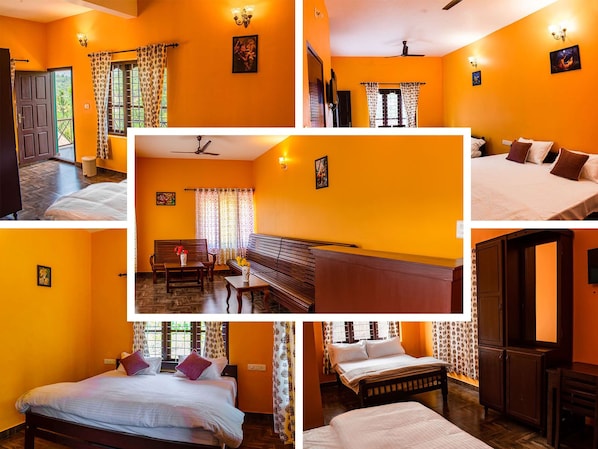 4 bedrooms, iron/ironing board, free WiFi, bed sheets