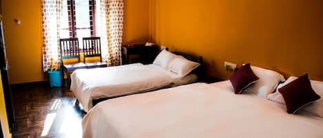 4 soverom, strykejern/-brett, wi-fi (inkludert) og sengetøy