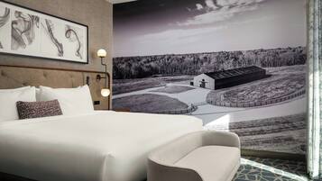 Seprai premium, bantalan ekstra lembut, brankas, dan meja kerja