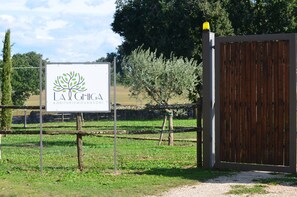 Enceinte de l’hébergement