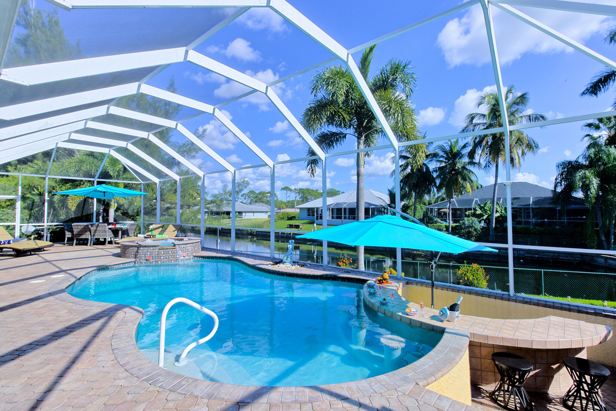 Au ßenpool, beheizter Pool