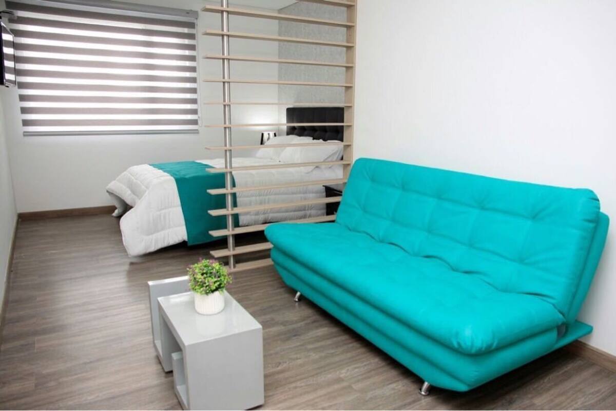 Blackout drapes, soundproofing, iron/ironing board, WiFi (free)