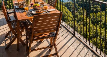 Breathtaking view of the lake, private garden, and parking