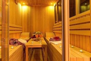 Sauna, hot tub, Turkish bath/hammam, body treatments - B&C Hotel (Atakum)